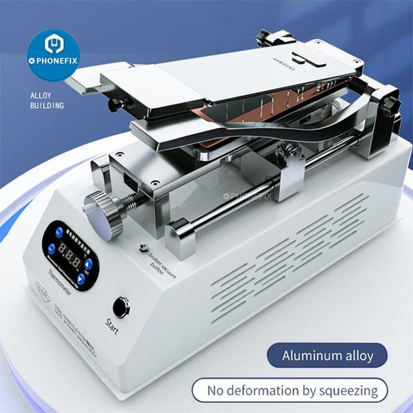 

tbk-988x lcd curved screen separator heating platform 7 inch 110/220v glass removal repair machine for samsung huawei professional ha hand t