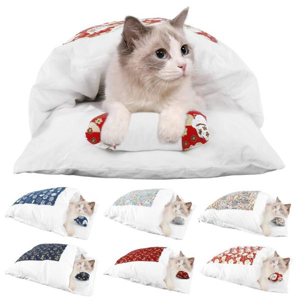 

cat beds & furniture pet sleeping bag supplies removable dog bed self warming cave with zipper house nest cushion pillow