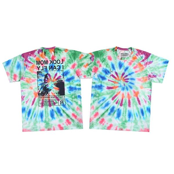 

men's t-shirts travis scot 20ss shirts cactus jack look mom i can women men tie-dye astroworld tees version 1:1 t shirt, White;black