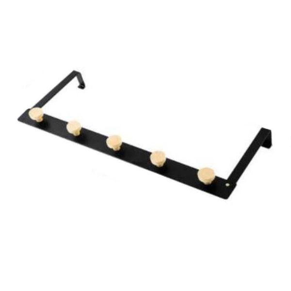 

over door hooks clothing hanger 5 storage rack for hanging coats clothes drying wood hook hat bags hangers & racks