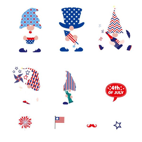 

large window decal independence day sticker 4th-july clings decorations for kids nursery room bedroom wall stickers