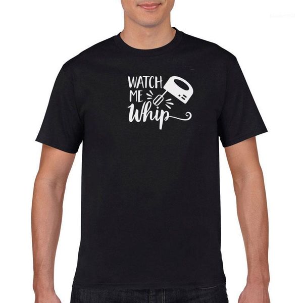 

men's t-shirts t-shirt short sleeve round neck casual loose printed whip watch me summer, White;black