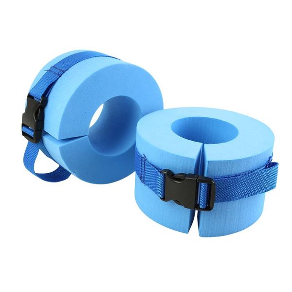 

life vest & buoy 2pcs foam aquatic cuffs swimming leggings arm floating ring heavy weights water exercise ankle training equipment