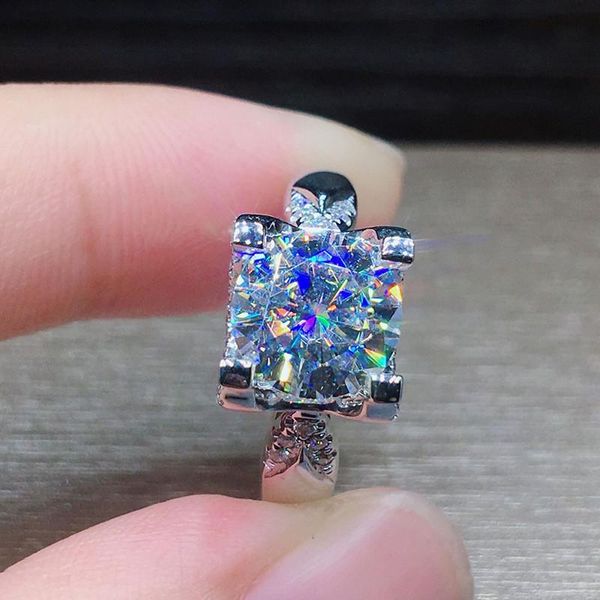 

wedding rings charm bridal round crystal ring vintage female white zircon stone rose gold silver color engagement for women, Slivery;golden