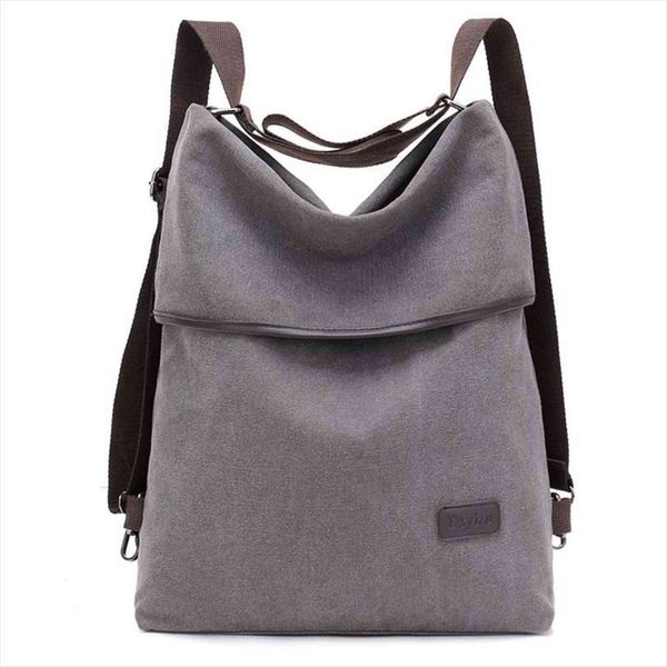 

women canvas backpack fashion shoulder bag travel school for teenage girl rucksacks