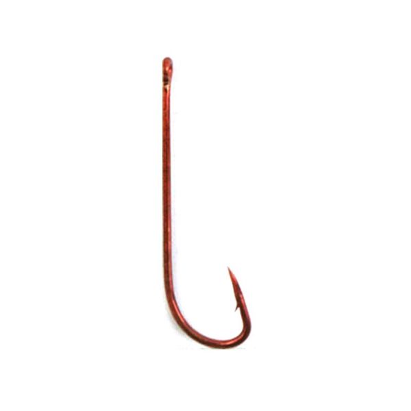 

fishing hooks [ 25 pcs ] red long shank fish hook eel rigging size #2 4 6 8 10 12