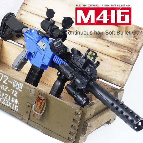 

m416 electric soft bullet gun simulation assault rifle children's toy boy's gift
