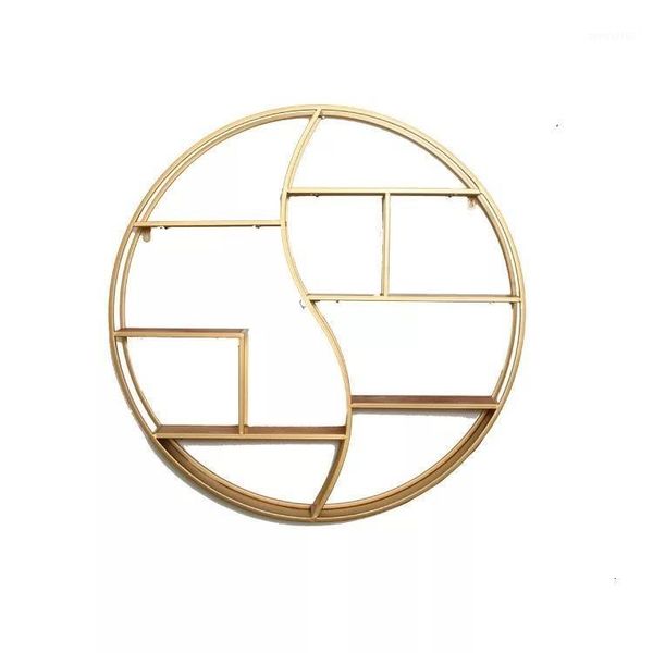 

bathroom shelves northern europe golden iron art eight diagrams shelf wall hanging a living room background decorate frame exhibition1