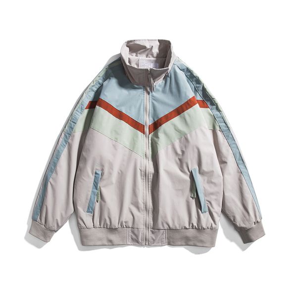 

men's jackets jaqueta de beisebol algodÃ£o primavera masculina, jaqueta japonesa com gola alta cor, casual, casal, tamanho gran, roupa r, Black;brown