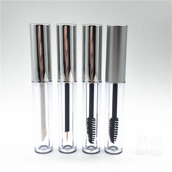 

factory plastic bright lip silver, bottle, silver cover, gloss, tube, 3.5ml false eyelash glue bottle.