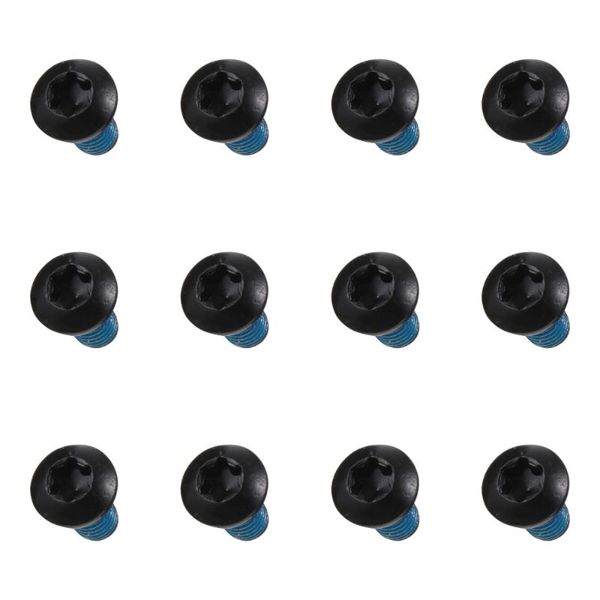 

bike heels & chainwheels 1 box of 12 pcs disc bolts fixing screws colorful brake