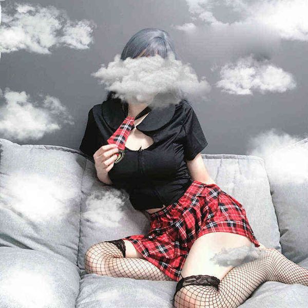 

nxy set mini rok set role play live show sailor uniform lingerie high school students cosplay nice bar girl anime costumes 1210, Red;black