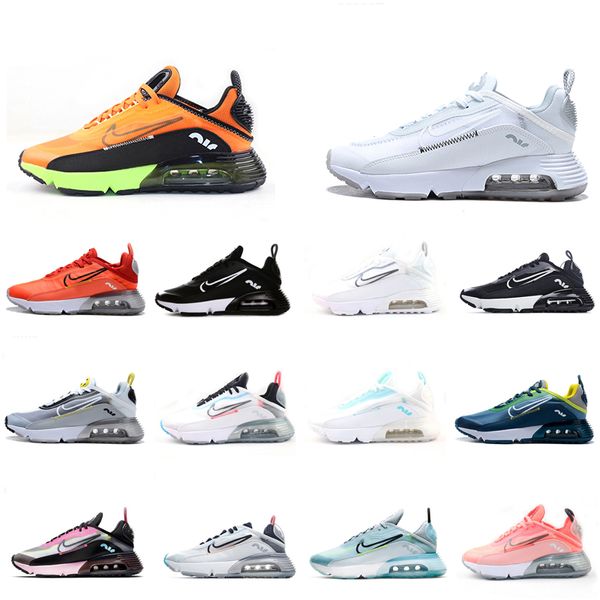 

2021 design mens women nike air max 2090 running shoes be ture oreo pure platinum white bullet south beach sunburst reflective suitable outd, White;red