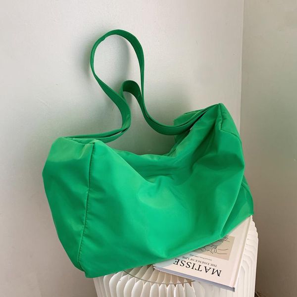 

shoulder bags candy color bag female summer ins large capacity student book crossbody cloth nylon waterproof fitness