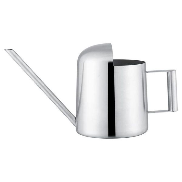 

watering equipments stainless steel can garden plant flower long mouth sprinkling pot patio lawn care(300ml)