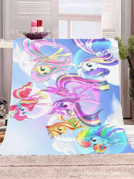 

blanket wholesale 3d digital printed flannel cartoon blanket lunch break cover goods