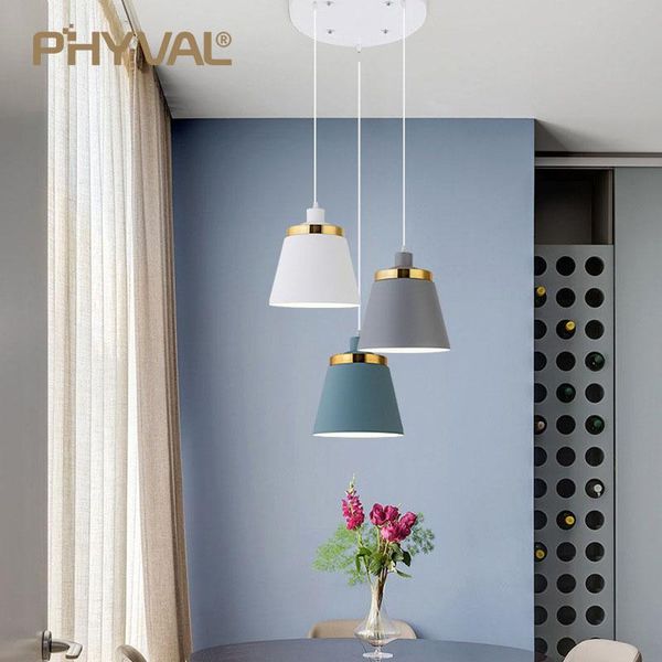 

nordic macaron pendant lamp dining table creative light for bedroom el kitchen bar restaurant modern hanging ledlight lamps