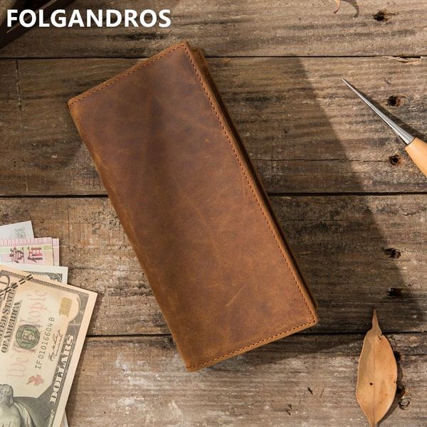 

wallets genuine leather men's wallet large capacity cowhide long purse multi-card holder zipper bag money case, Red;black