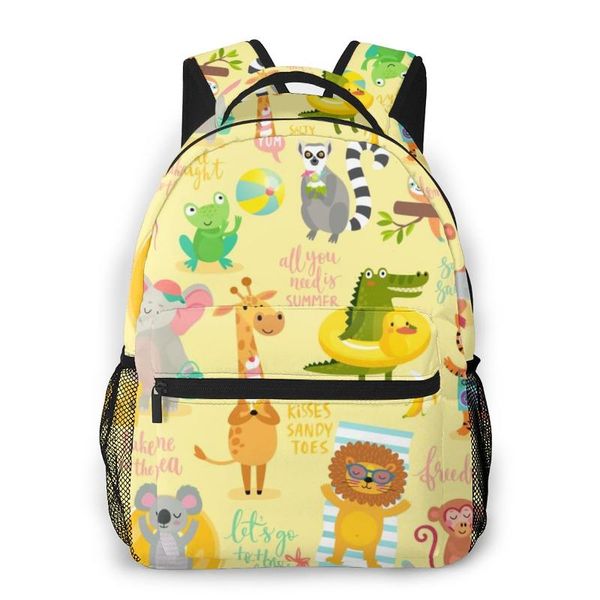 

school bags for teenagers boys bag boy cute summer beach animals students book satchels