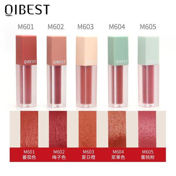 

lip gloss 1pc lipstick waterproof velvet tint 5 colors red pigments beauty lips liquid matte lipgloss makeup cosmetic