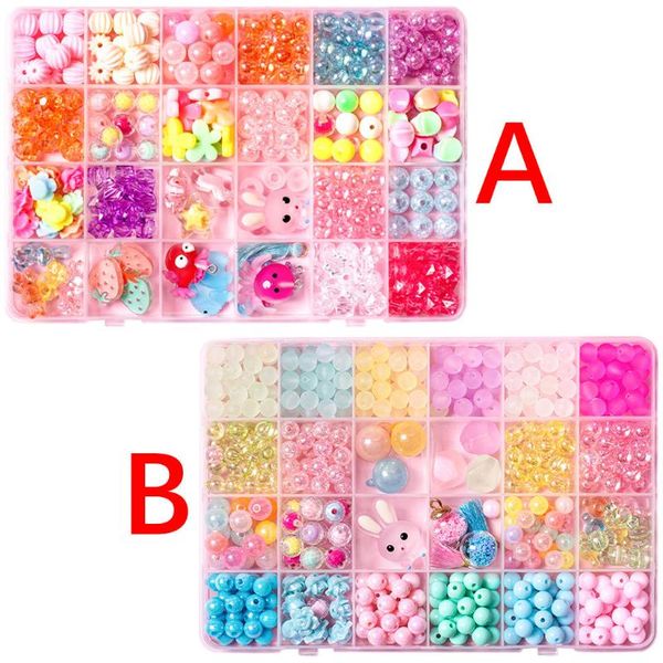 

other kids bead for bracelets necklace jewelry making craft colorful beads children handmade with hair hoop w/ accessories supplies