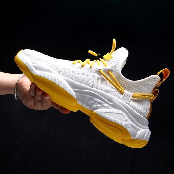 

shoes summer new breathable student casual versatile 's mesh panel shoes trendy korean men, Black