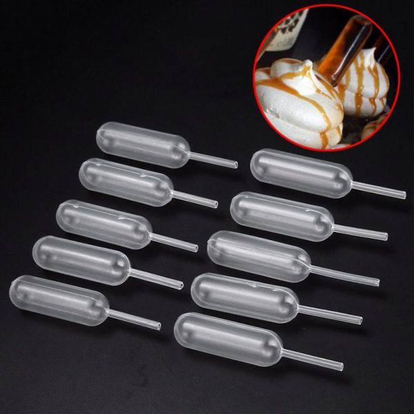 

other festive & party supplies 50pcs plastic squeeze 4ml transfer pipettes dropper for cupcake ice cream chocolate cake decorating soft non-
