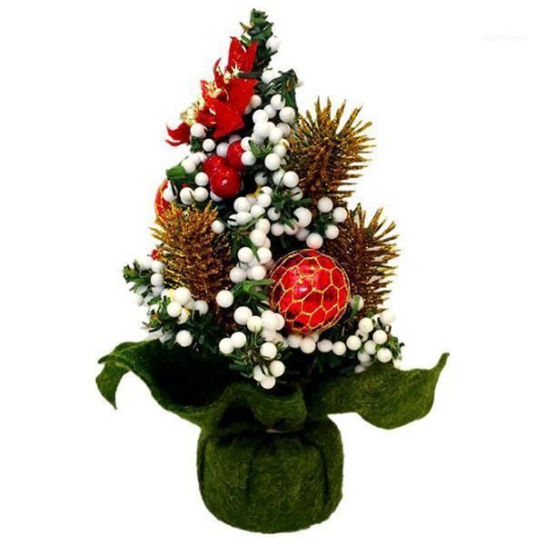 

christmas decorations home decor desk small mini tree office counter school shop stand, safflower1