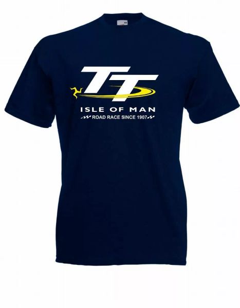 

mens t-shirt tt-isle of man to 5xl, White;black
