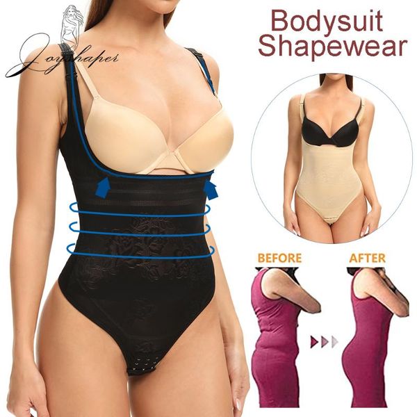 

women waist trainer slimming underwear bodysuits thongs adjustable straps corset seamless tummy control shapewear body shaper women's s, Black;white