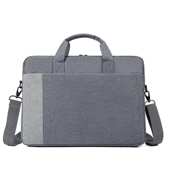 

briefcases patchwork color waterproof 14inch lapbag protective case travel shoulder bags computer notebook handbag briefcase