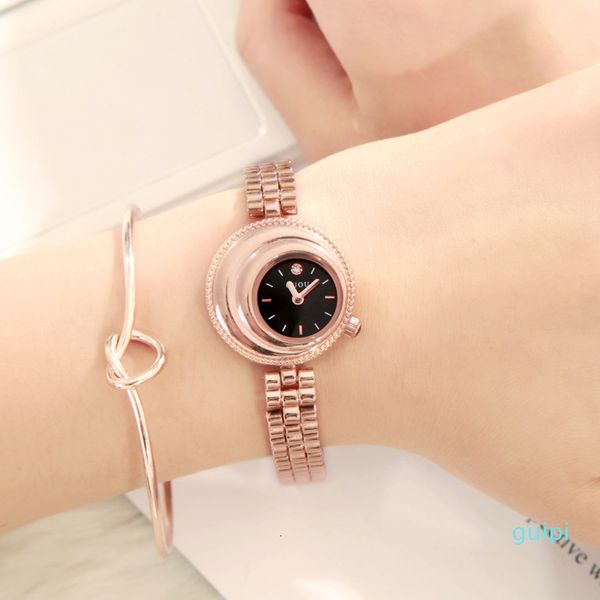 

female watch student korean version simple fashion trend atmosphere leisure small mini bracelet women's, Slivery;brown
