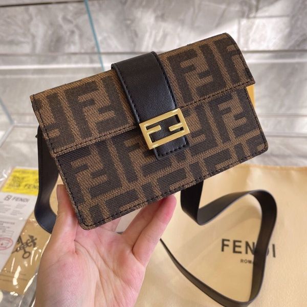 

simone fundi old letter mini mobile phone bag messenger bag 2021 new style messenger bag fashion men and women ysj