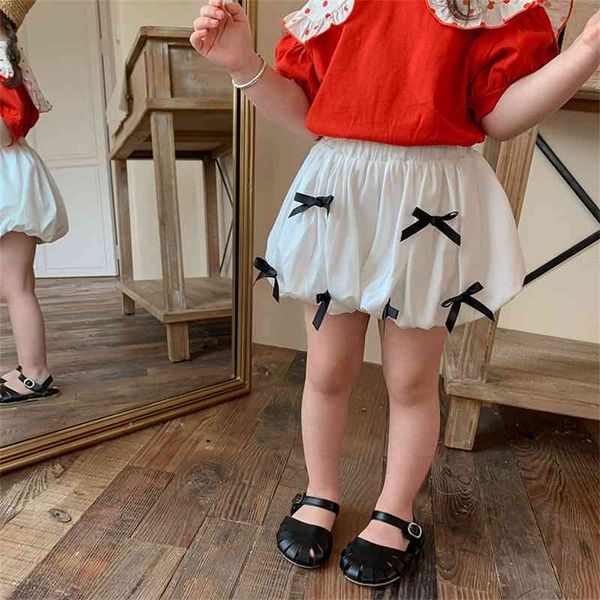 

summer arrival girls fashion bow shorts kids korean design 210528, Black
