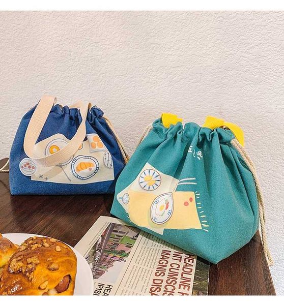 

storage bags bentoy milkjoy student picnic korea fashion girls food bento portable