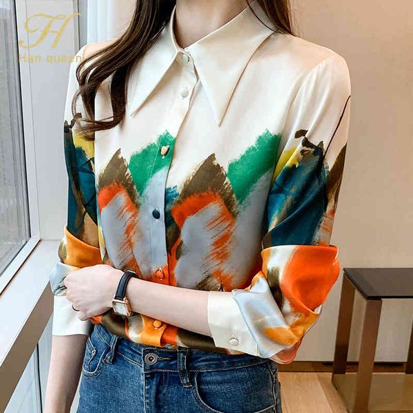 

sweaters office lady blusa turn-down collar vintage print elegant chiffon women blouses long sleeve casual shirts, White;black
