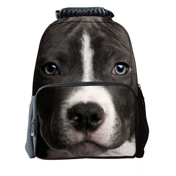

backpack trend shoulder 3d animal head casual burden reduction bag