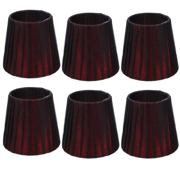 

lamp covers & shades 6pcs cloth art light shade unique cover stylish clip-bulb