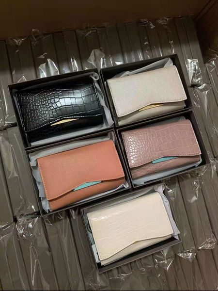 

70% off designer bag stone pattern three fold wallet 5i1j
