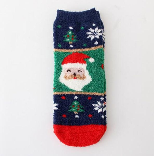 

christmas decorations thick coral velvet stockings