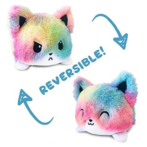 

inverted ocs double face expression inverted animal cartoon doll plush toys