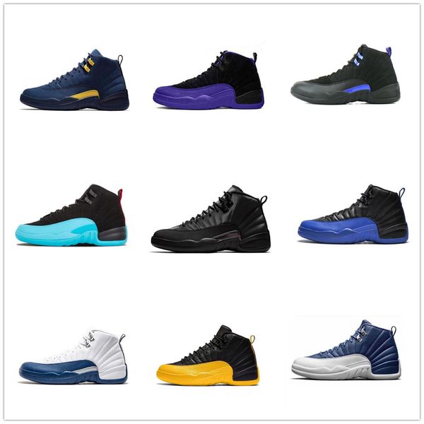 

2022 man basketball shoes 12 12s yakuda local boots online store dropshipping accepted black purple blue stone dark concord flu game game ro, White;red