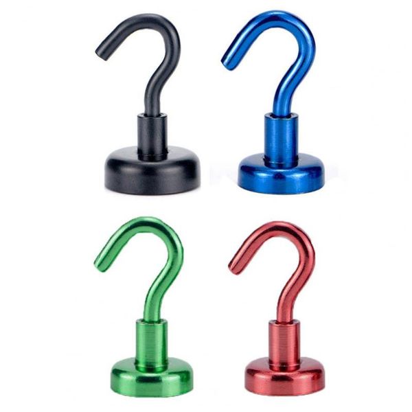 

hook portable permanent multicolor strong magnetic for home hooks & rails