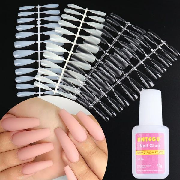 

24pcs nail false glue tools kit french acrylic tips nails extension gel accessories manicure set nl1856 art kits
