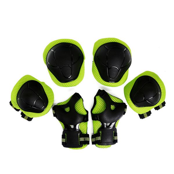 

scooter balance car riding knee pads elbow braces 6 sets children's roller skating protective gear set