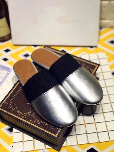 

slippers designer sandals women transparent black glossy pool mules slides summer sandals crystal female shoes flat fpjp