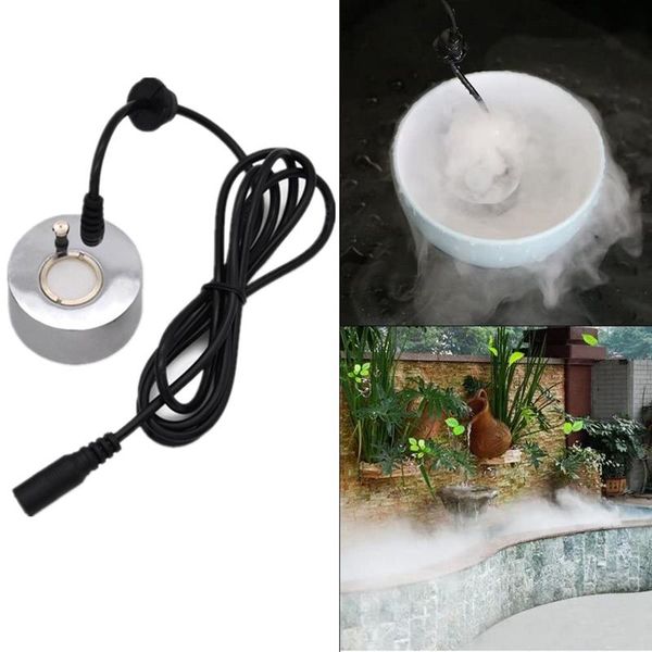 

mist maker fogger ultrasonic humidifier with 5pcs atomizing heads water fountain fog atomizer air us plug humidifiers