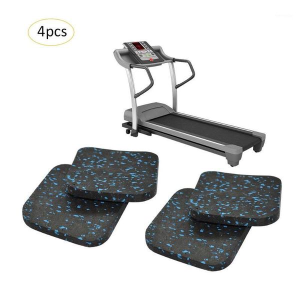 

4pcs treadmill mat absorbing thickened soft cushion floor pad sound insulation fitness equipment1