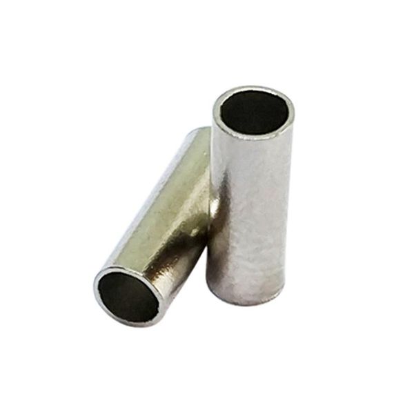 

20-pieces fishing connector sleeves 1.0mm-3.0mm line tube terminal tackle hooks