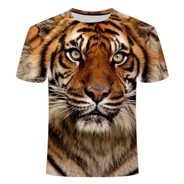 

men's t-shirts 3d world tiger t-shirt for men and women in 2021 summer 3dt shirt, White;black